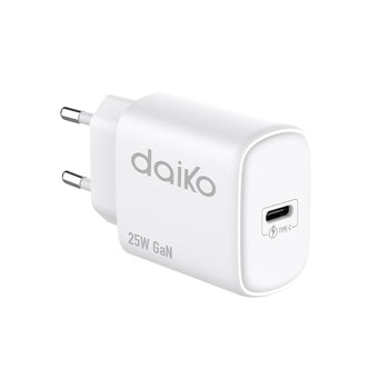 Fast charger Blanc USB C 25W