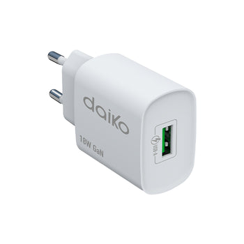 Fast charger Blanc USB A  18W