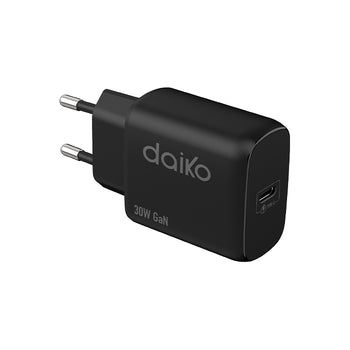 Fast charger Noir USB C 30W