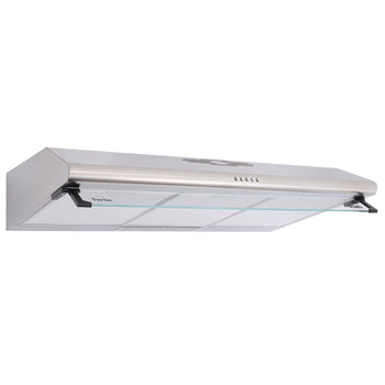 Hotte aspirante Inox 90 cm 3 Vitesses d'aspiration