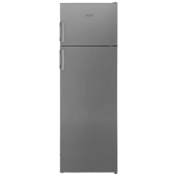 Réfrigérateur 243L Double portes Inox